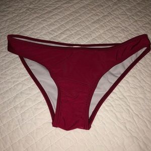 red bikini bottoms